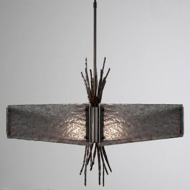 Ironwood Square Chandelier by Hammerton Studio