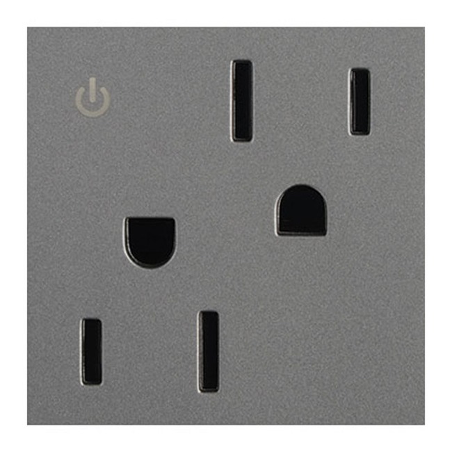 Dual Controlled 15 Amp Energy Saving Outlet by Legrand Adorne
