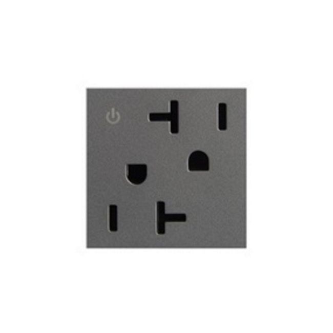 Dual Controlled Energy Saving 20 Amp Outlet by Legrand Adorne