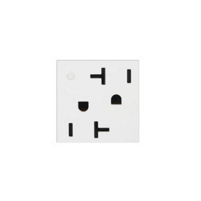 Dual Controlled Energy Saving 20 Amp Outlet by Legrand Adorne