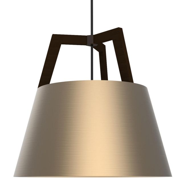 Imber Rigid Stem Pendant Without Diffuser by Cerno