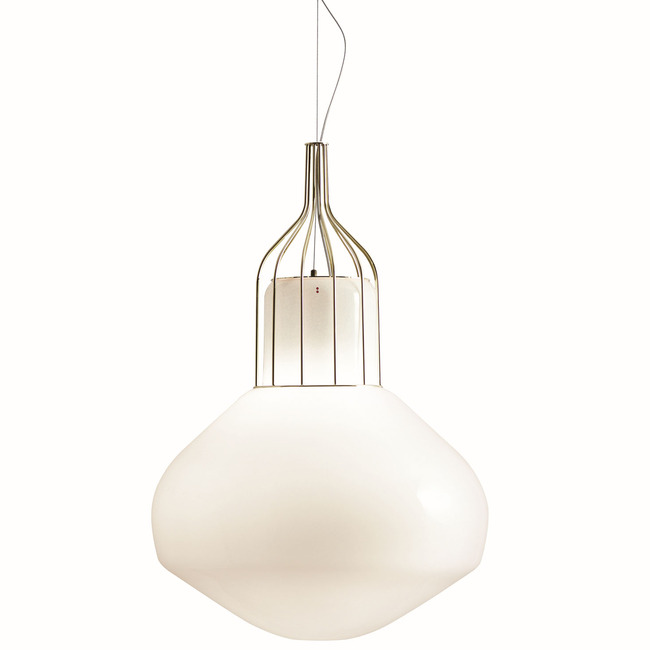 Aerostat Cage Pendant by Fabbian