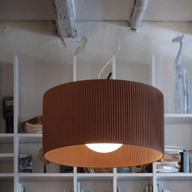 Fog Plisse Pendant by Medialight