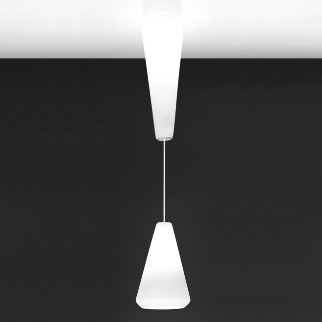 Withwhite M Pendant by Vistosi