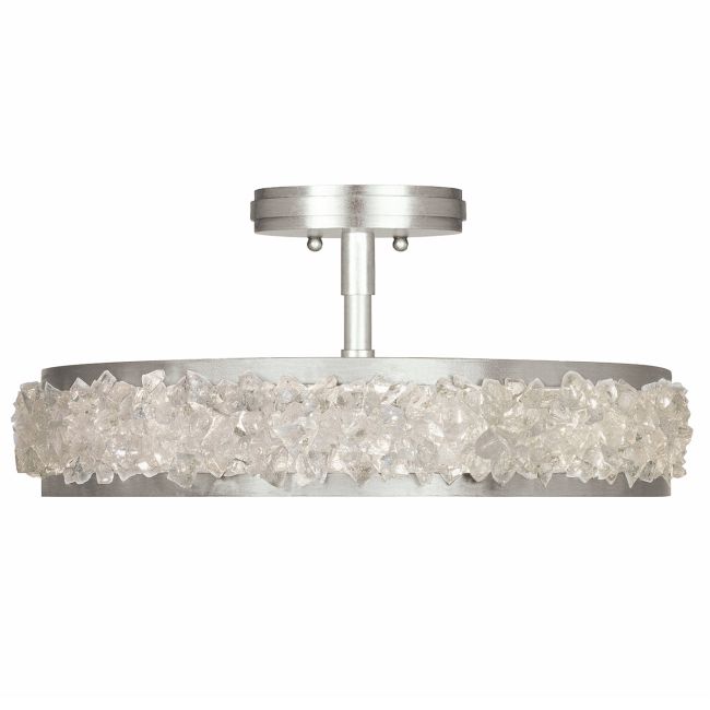 Arctic Halo Semi Flush Ceiling Light by Fine Art Handcrafted Lighting