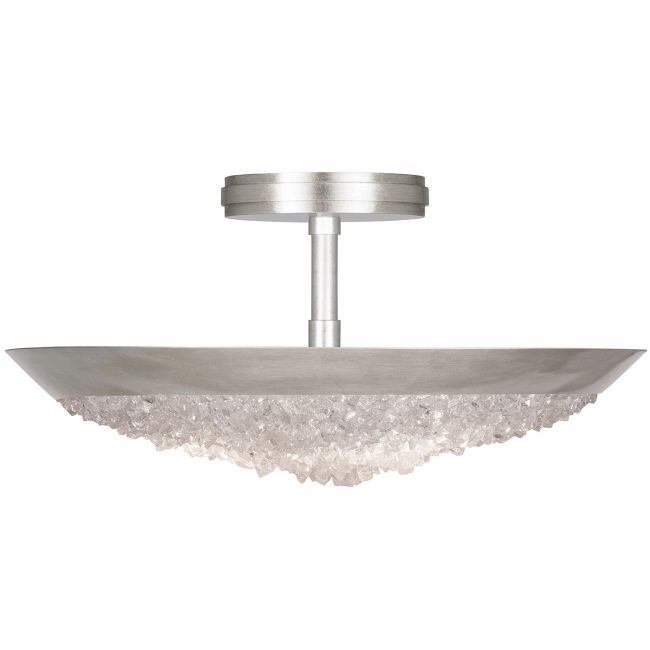 Arctic Halo Bowl Semi Flush Ceiling Light by Fine Art Handcrafted Lighting
