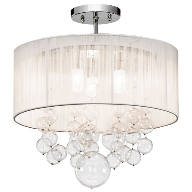 Imbuia Semi Flush Ceiling Light by Elan