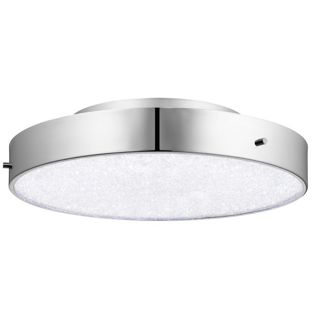 Crystal Moon Round Ceiling Light Fixture by Elan