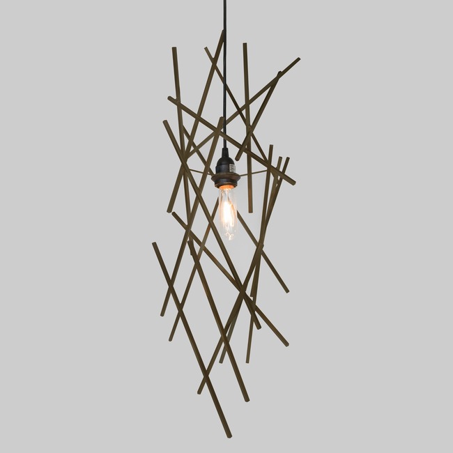 Criss Cross Pendant by Ridgely Studio Works