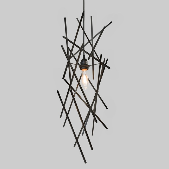 Criss Cross Pendant by Ridgely Studio Works