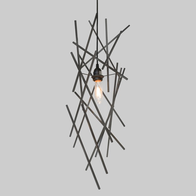 Criss Cross Pendant by Ridgely Studio Works