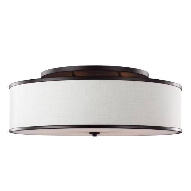 Lennon Semi Flush Ceiling Light by Visual Comfort Studio