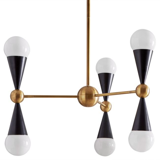 Caracas Six Light Chandelier by Jonathan Adler