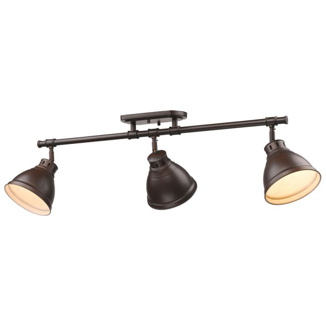 Duncan Semi Flush Track Light by Golden Lighting