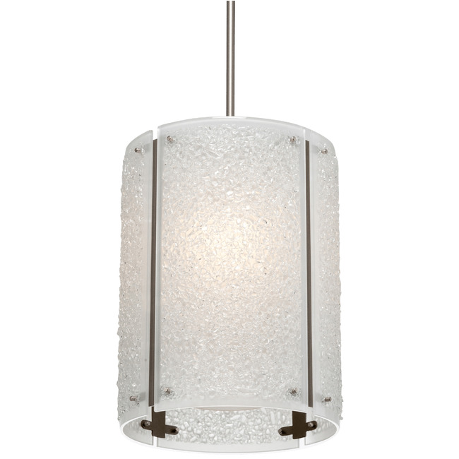 Textured Glass Oversized Pendant by Hammerton Studio