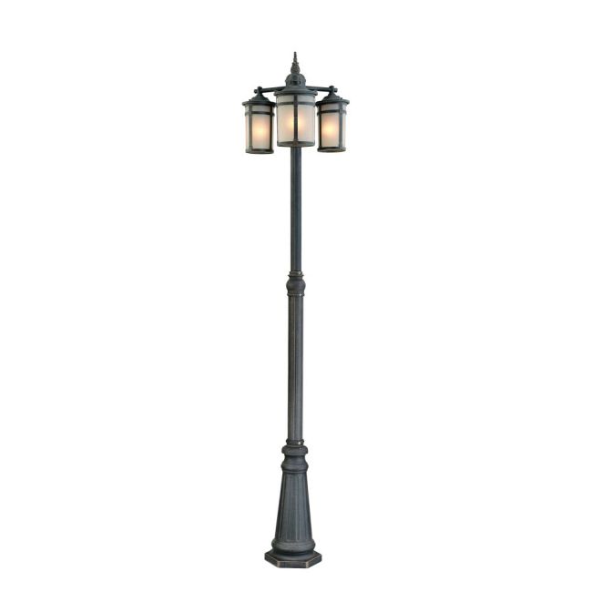 St. Moritz 3 Light Outdoor Post Light by Artcraft