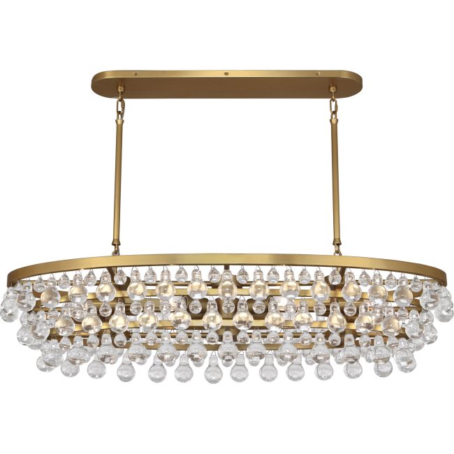 Bling Oval Chandelier by Robert Abbey