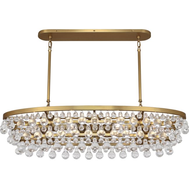 Bling Oval Chandelier by Robert Abbey