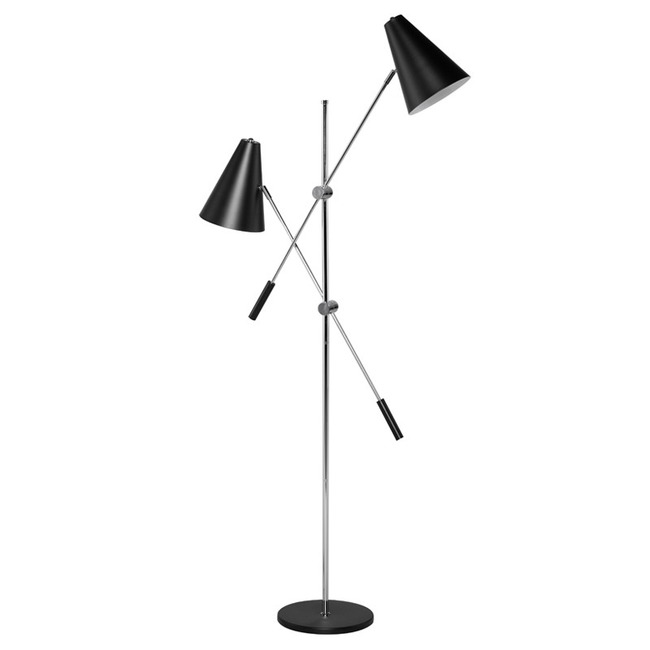 Tivat Double Light Floor Lamp by Nuevo