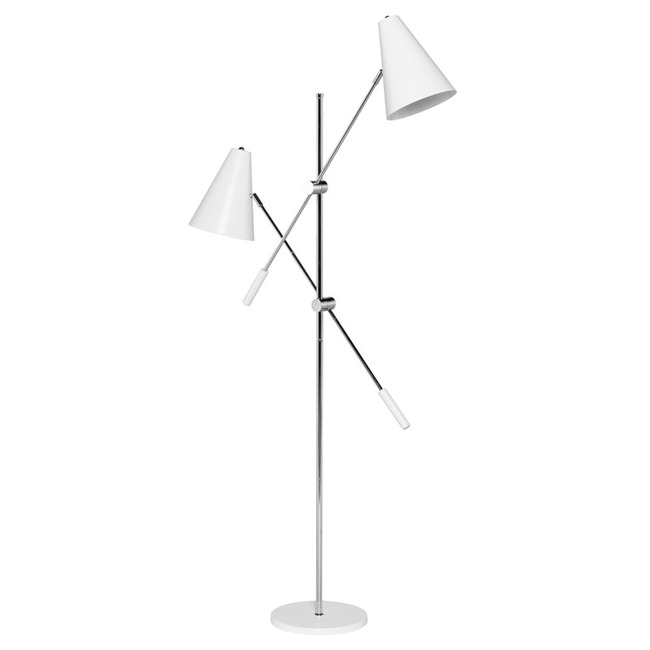 Tivat Double Light Floor Lamp by Nuevo