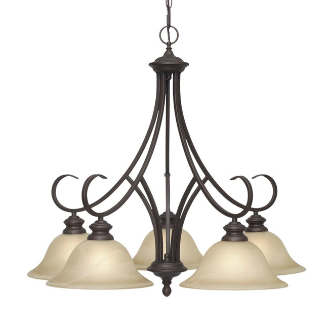 Lancaster Chandelier by Golden Lighting