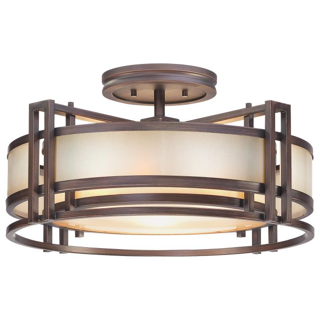 Underscore Semi-Flush Ceiling Light by Metropolitan Lighting