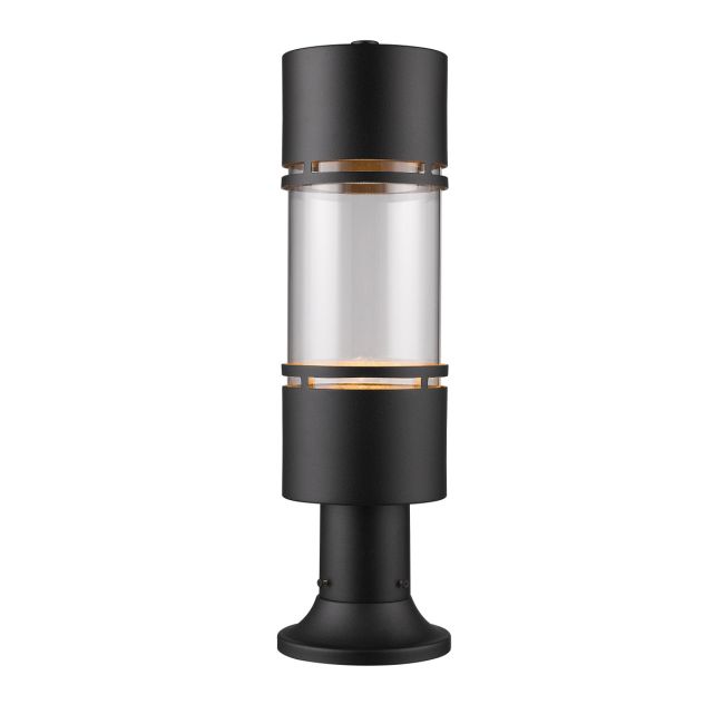 Luminata Outdoor Pier Light with Simple Round Base by Z-Lite