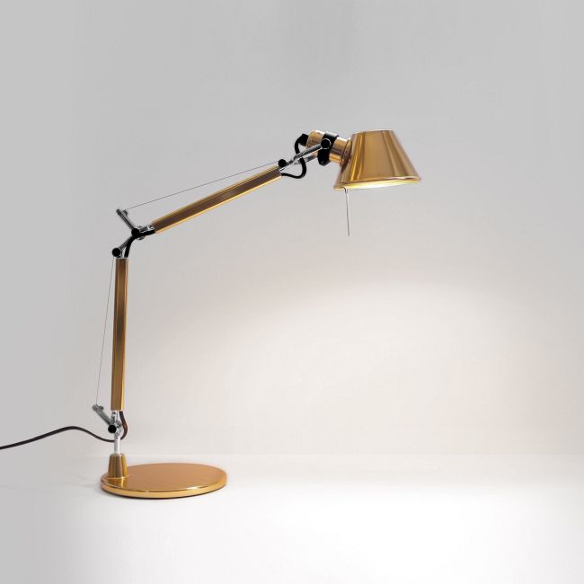 Tolomeo Micro Gold Limited Edition Desk Lamp  by Artemide