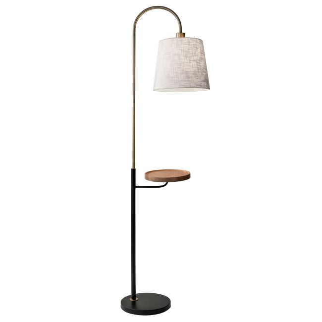 Jeffrey Shelf Floor Lamp by Adesso Corp.