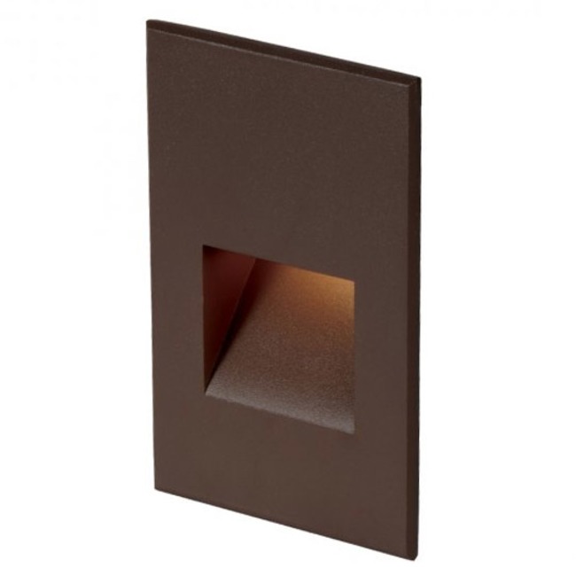 12V Vertical Scoop Rectangle Step / Wall Light Amber CCT by WAC Lighting