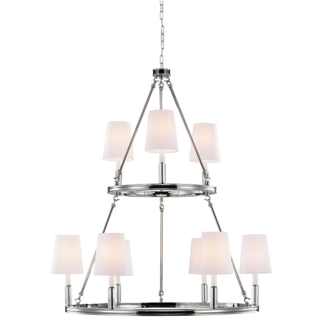 Lismore Two Tier Chandelier by Visual Comfort Studio