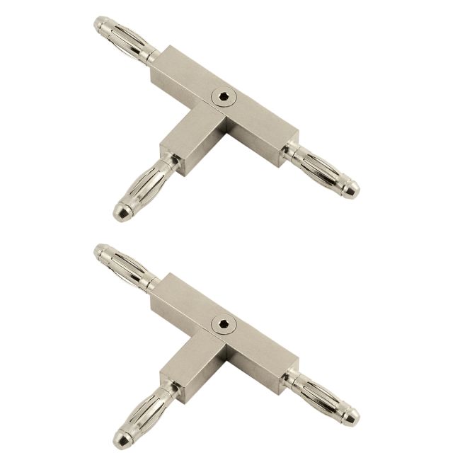 Monorail T Conductive Connector (Set/2) by PureEdge Lighting