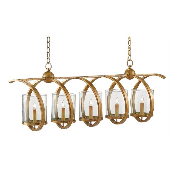 Maximus Rectangle Chandelier by Currey and Company