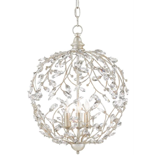 Crystal Bud Sphere Chandelier by Currey and Company