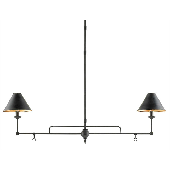 Prosperity Linear Chandelier by Currey and Company