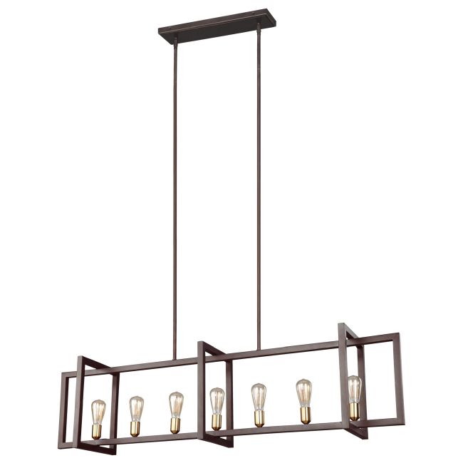 Finnegan Linear Chandelier by Visual Comfort Studio