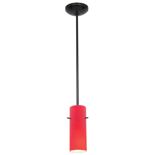 Glass Cylinder Rod Pendant by Access
