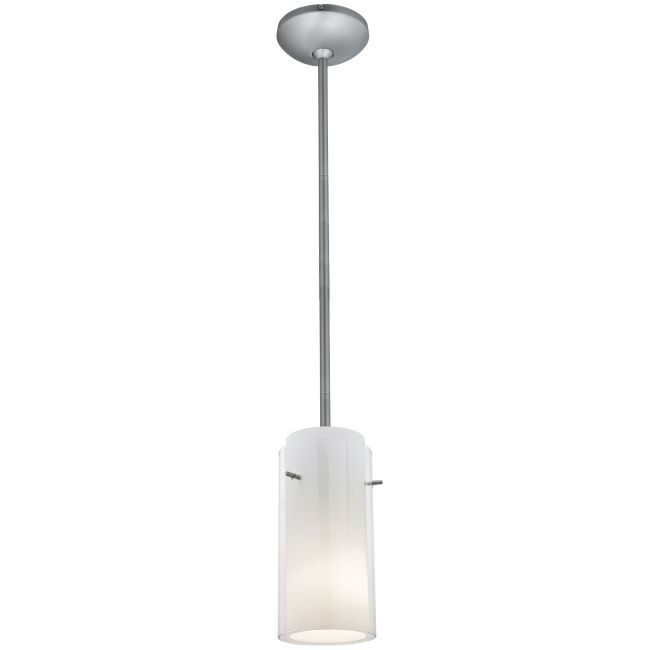 Glass n Glass Cylinder Rod Pendant by Access