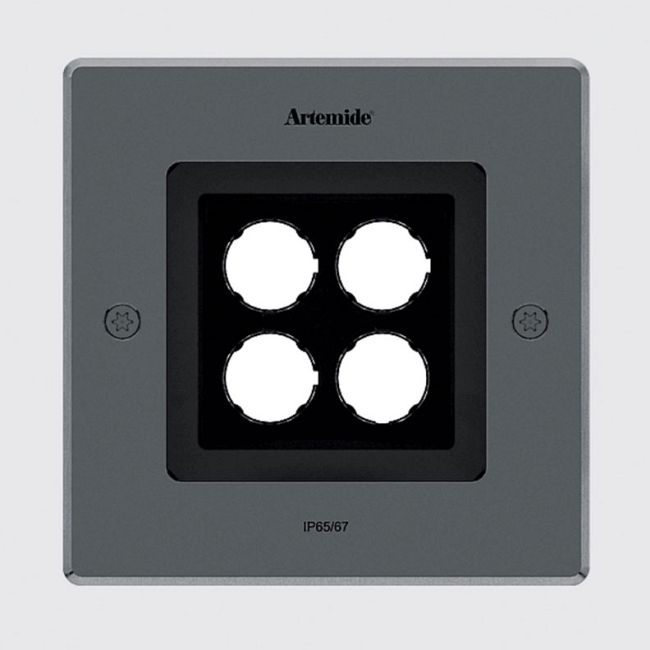 Ego 150 Flood Outdoor Square Recessed Ground Light by Artemide