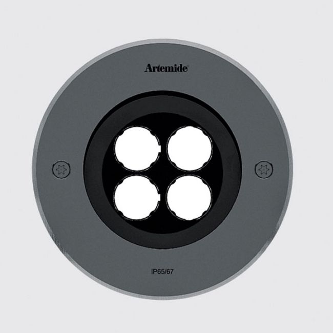 Ego 150 Spot Outdoor Round Recessed Ground Light by Artemide