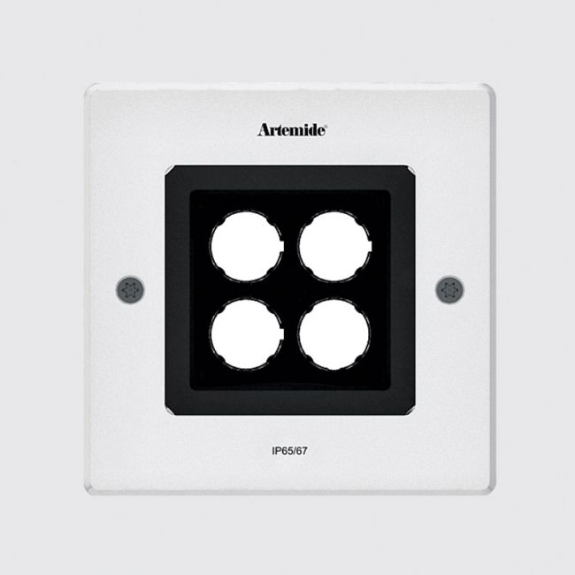 Ego 150 Flood Outdoor Square Ceiling Downlight by Artemide