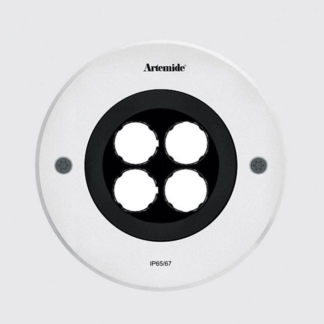 Ego 150 Wall Wash Outdoor Round Ceiling Downlight by Artemide