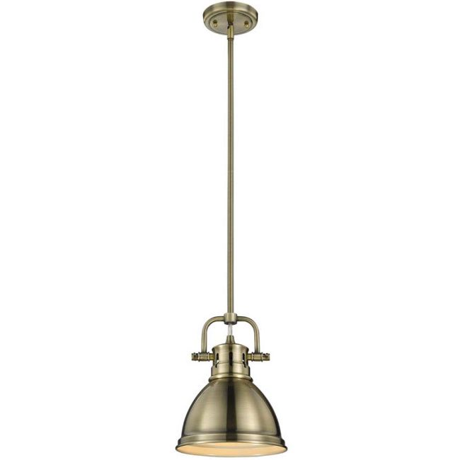 Duncan Mini Rod Pendant by Golden Lighting