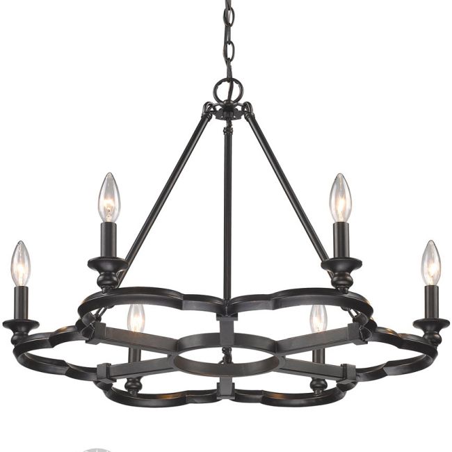 Saxon Chandelier by Golden Lighting