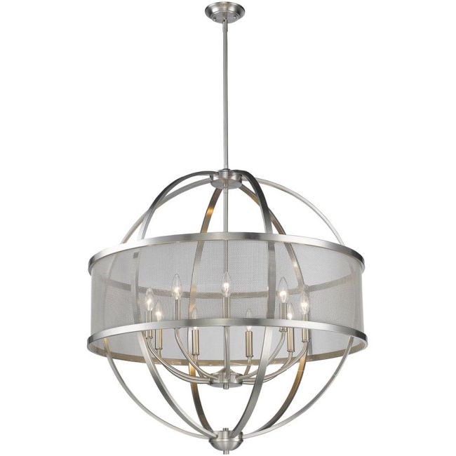 Colson Chandelier with Shade by Golden Lighting