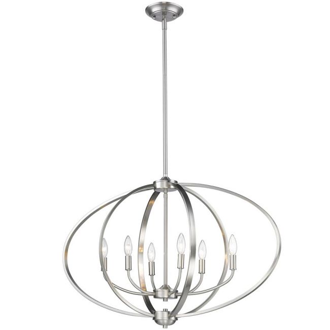 Colson Oval Chandelier by Golden Lighting