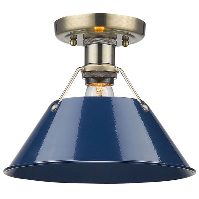 Orwell Semi Flush Ceiling Light by Golden Lighting