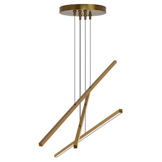 Essence Trio Linear Chandelier by Visual Comfort Modern