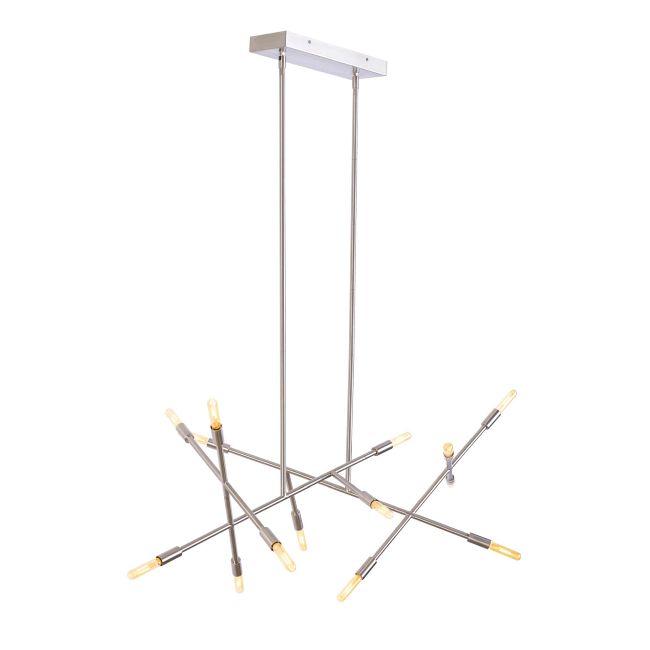 Line Wave 2 Linear Suspension by Visual Comfort Modern