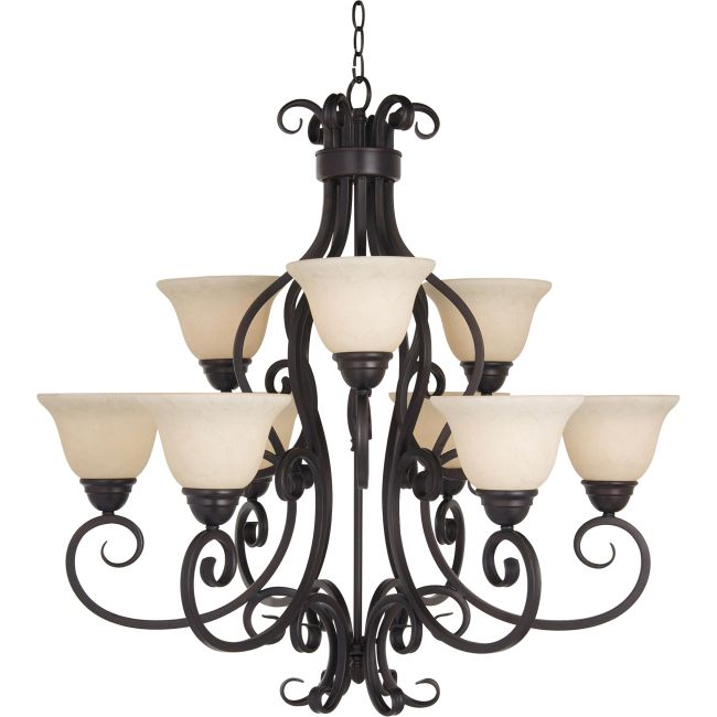 Manor Up Chandelier by Maxim Lighting